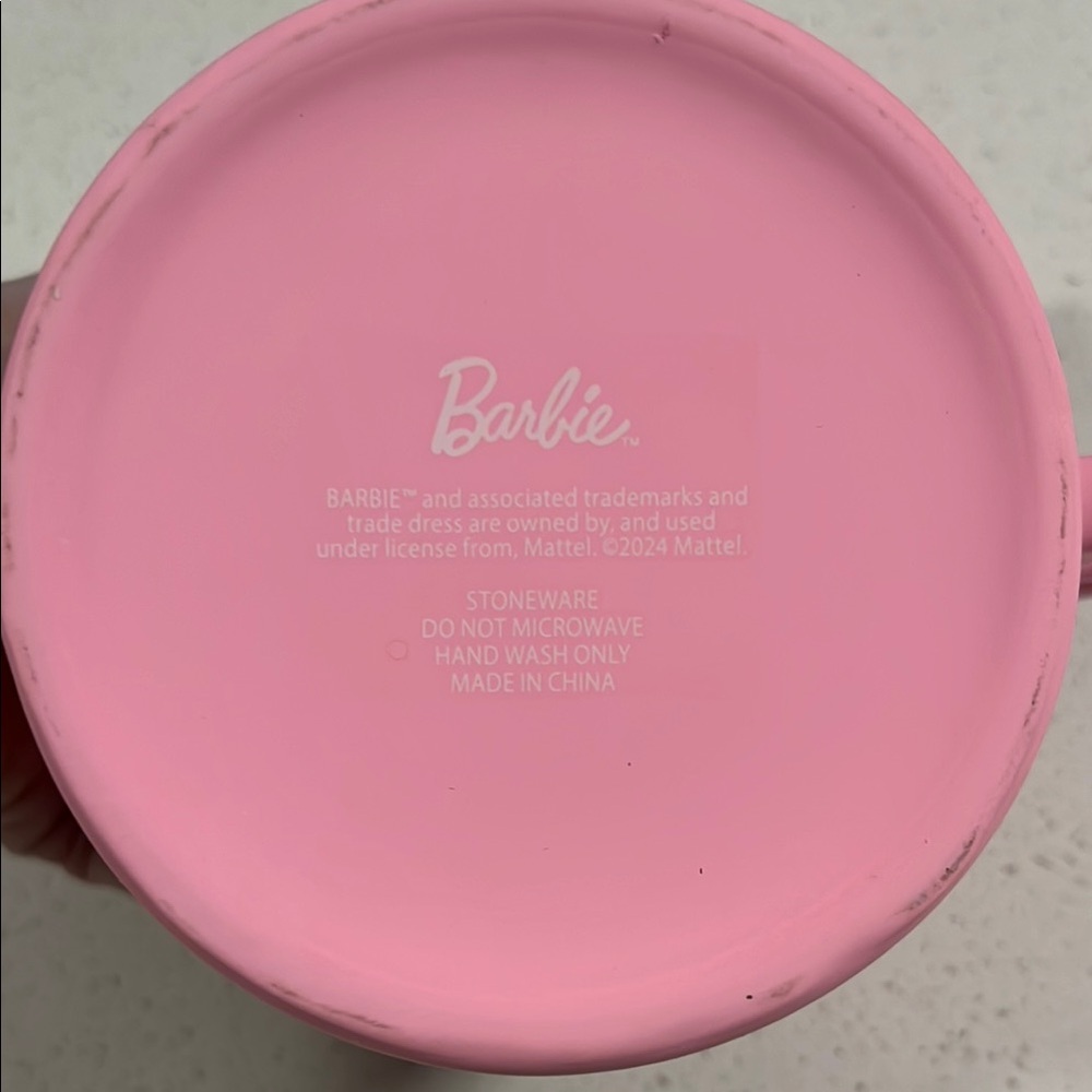 Barbie SPORTS CLUB 59 Mug 21 oz Pink Matte Finish With a B Handle, NWT - Picture 4 of 5